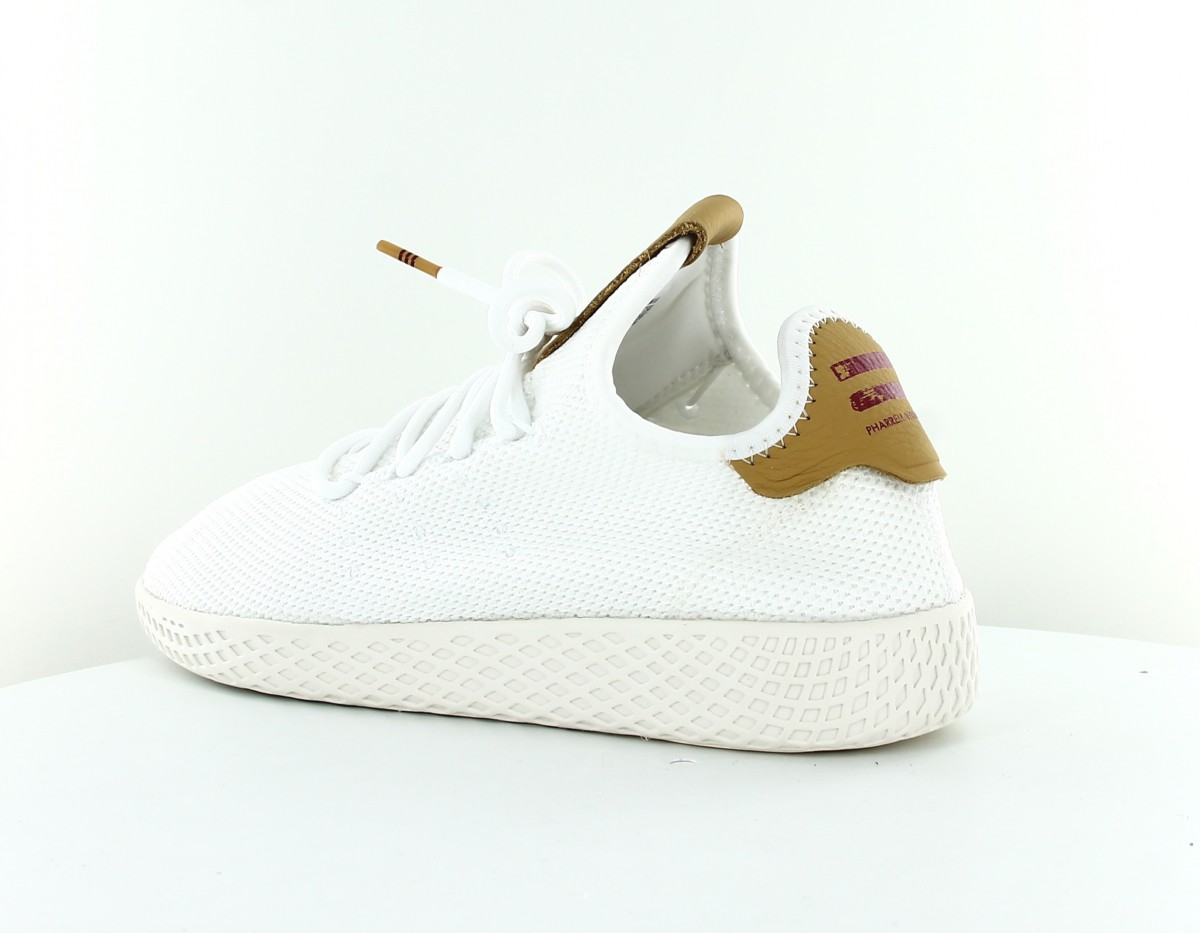 Adidas Pharell william tennis hu femme blanc beige