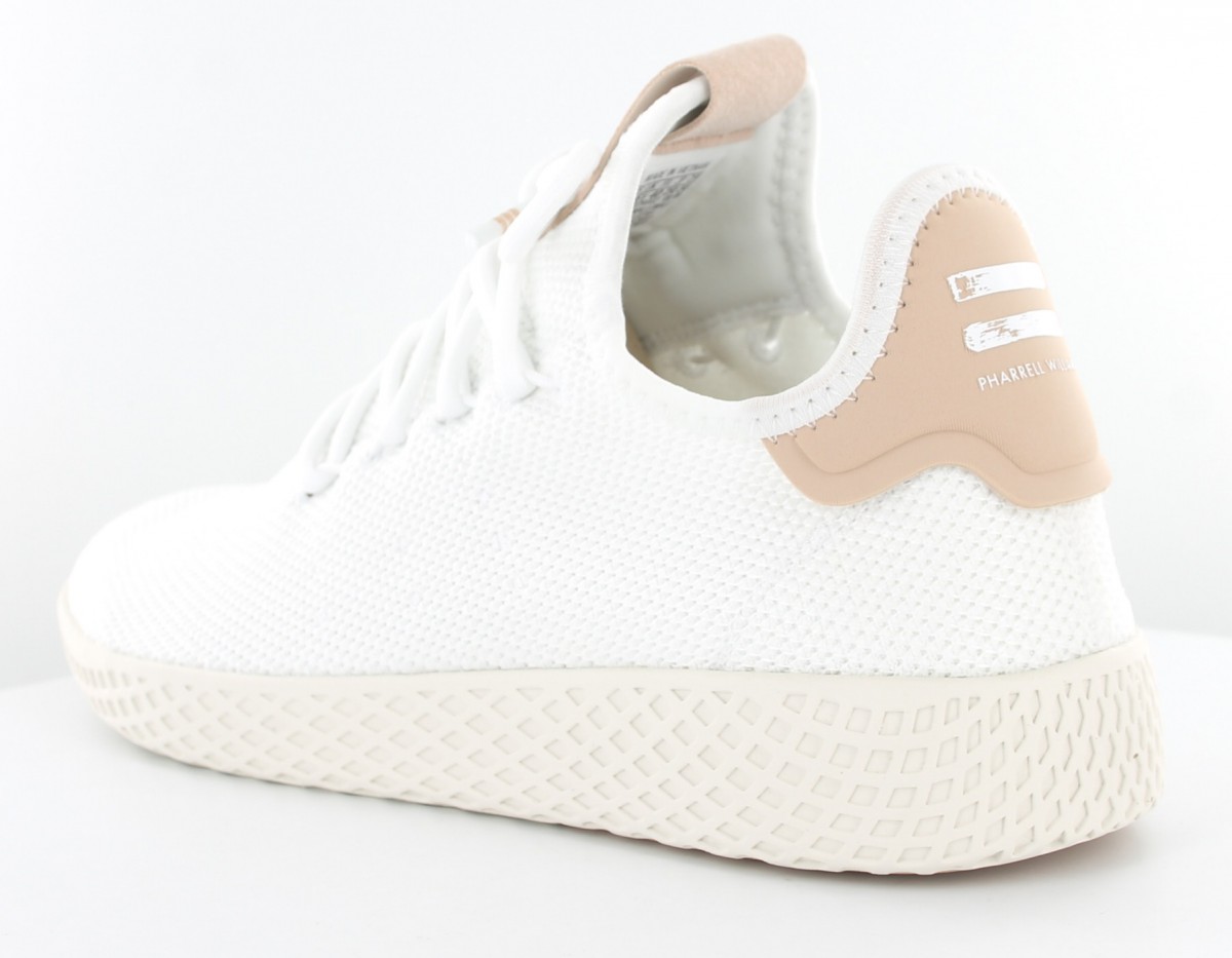 Adidas Pharell Williams Tennis HU Blanc beige