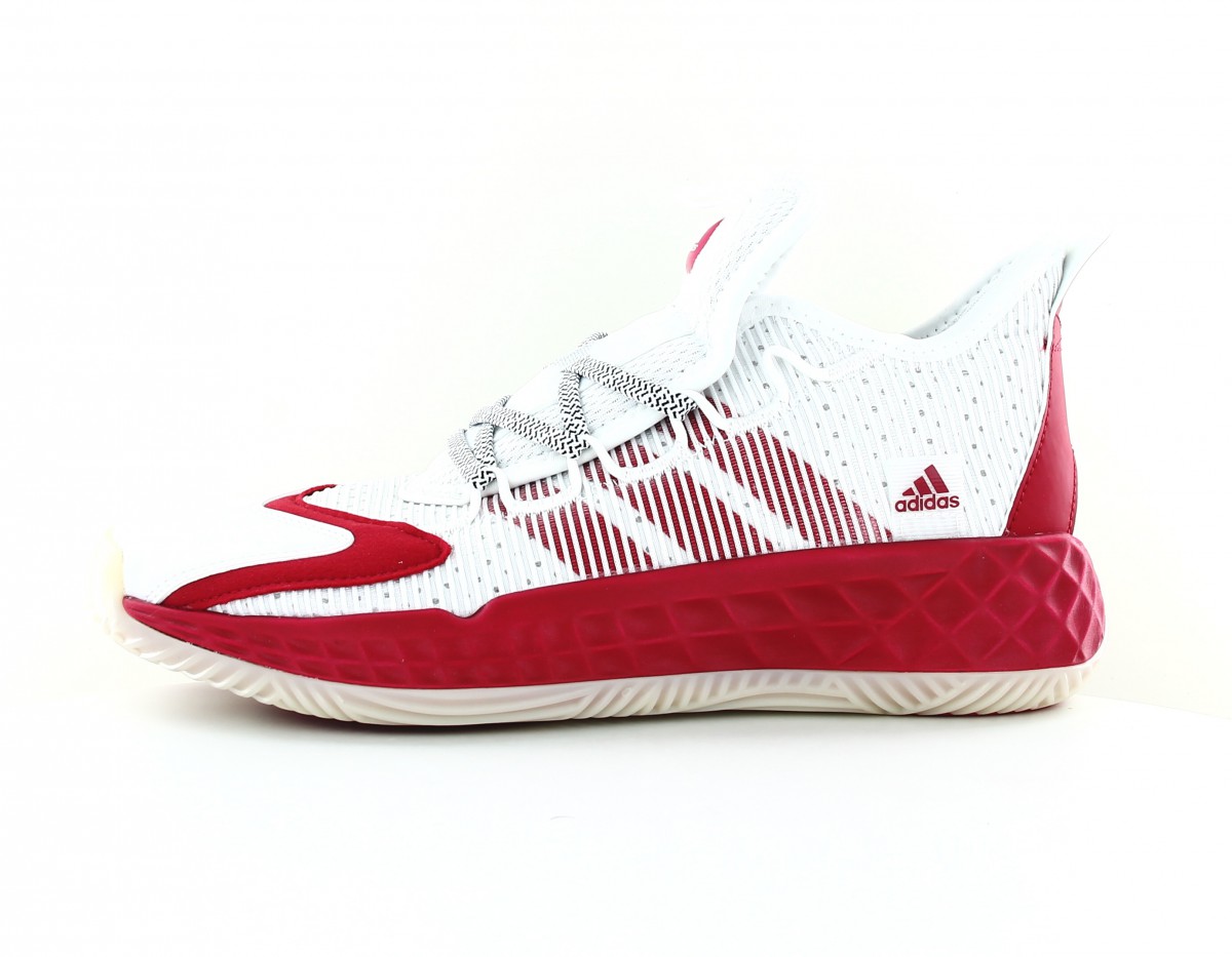 Adidas Pro boost low blanc rouge