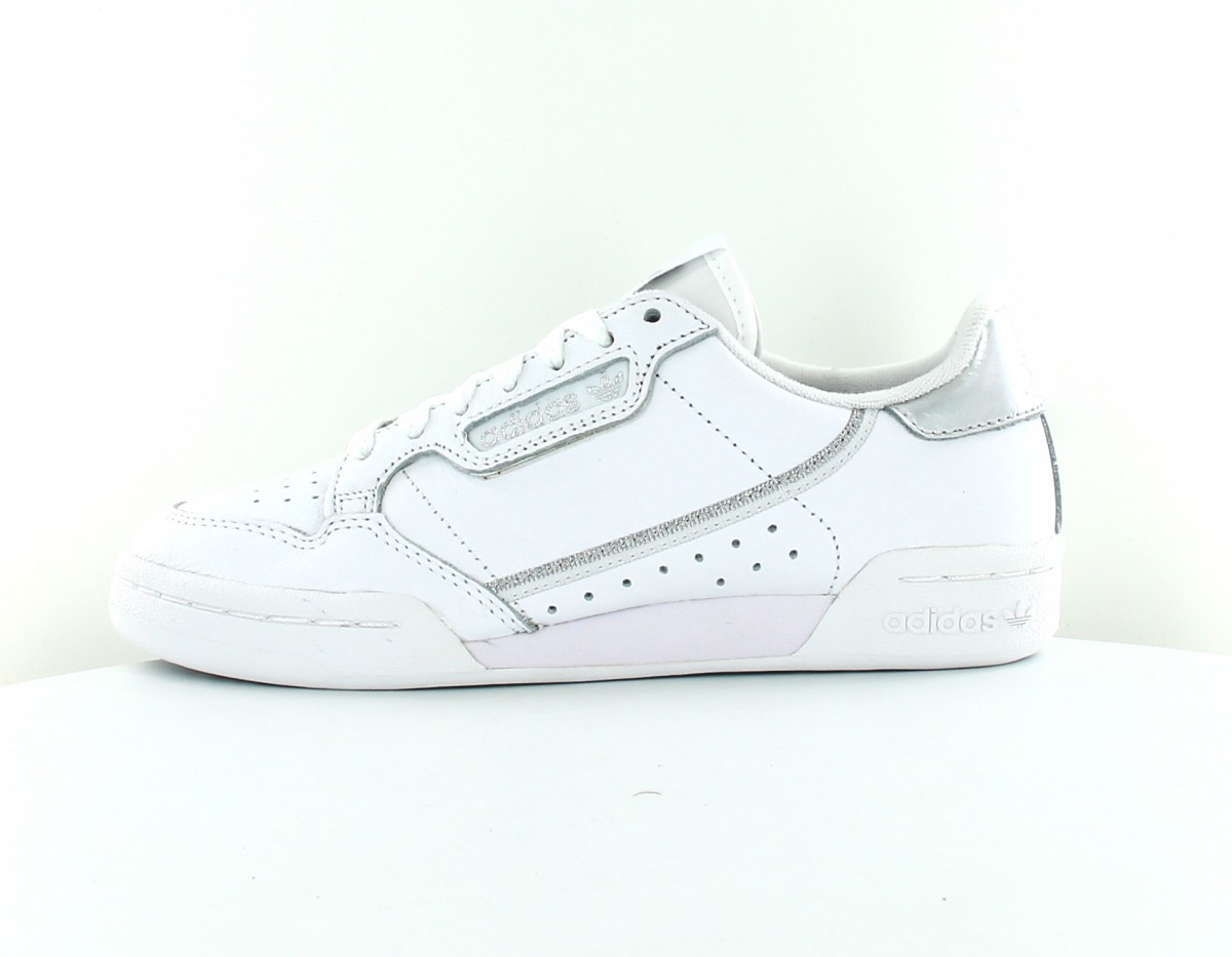 Adidas Rascal Continental 80 blanc argent