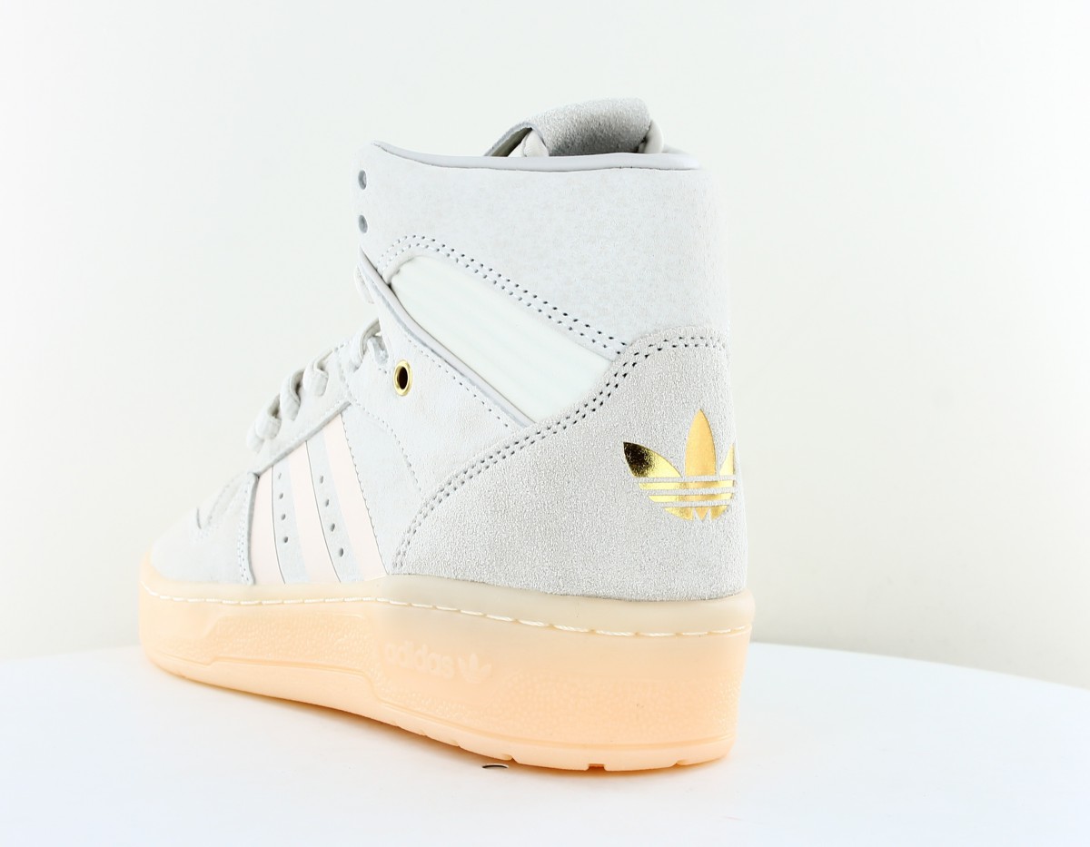 Adidas Rivalry hi beige gomme