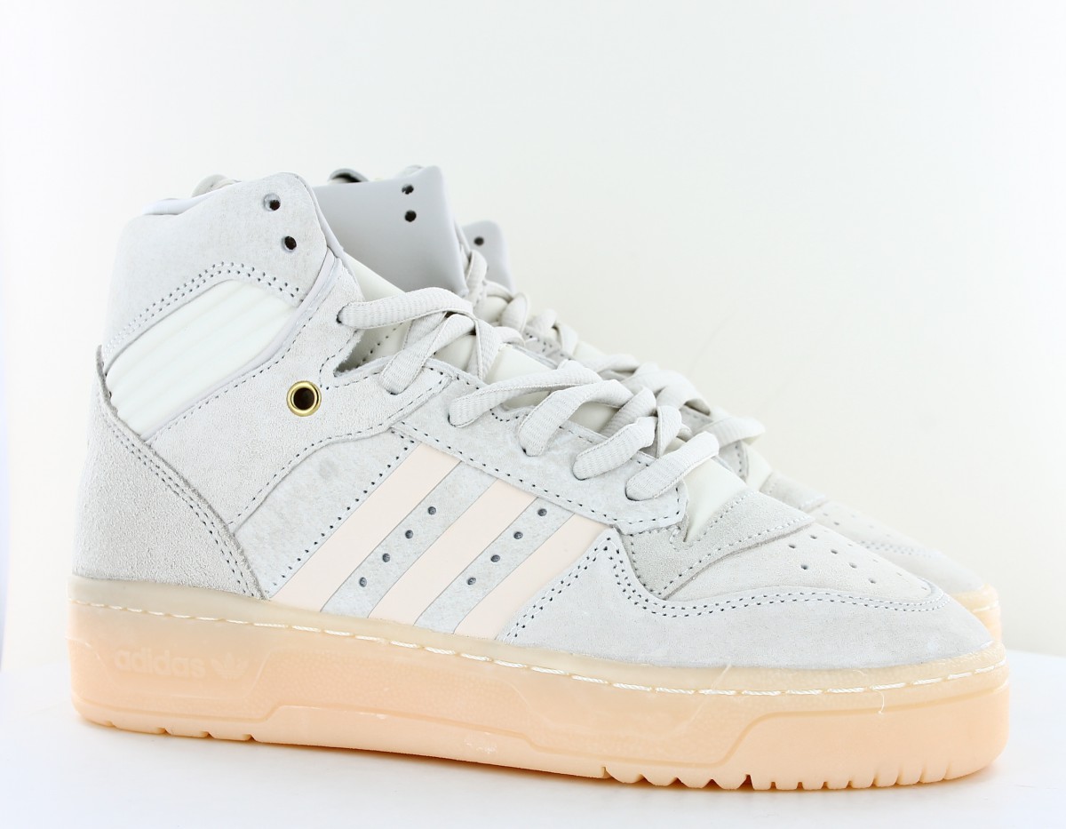 Adidas Rivalry hi beige gomme