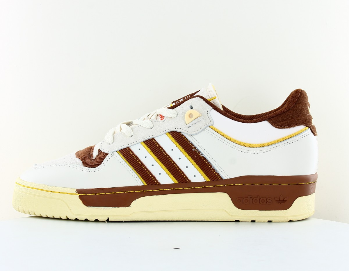 Adidas Rivalry low 86 blanc marron