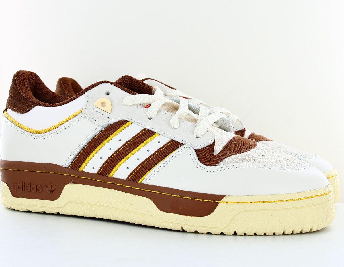 Adidas Rivalry low 86 blanc marron