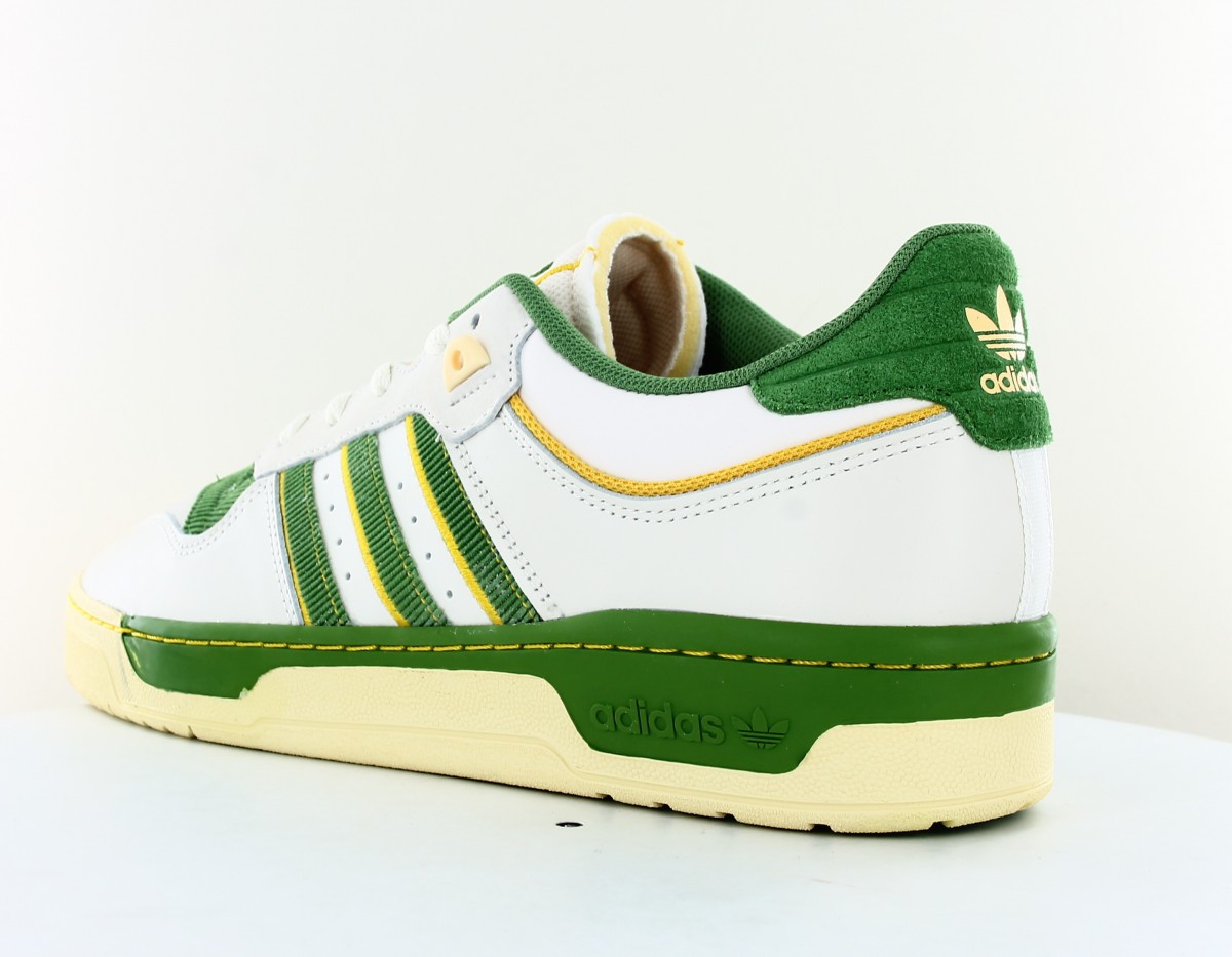 Adidas Rivalry low 86 blanc vert jaune