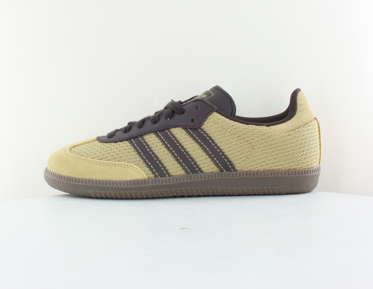 Adidas Samba mesh or marron