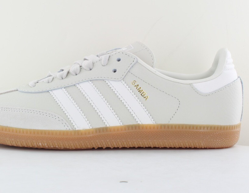 Adidas Samba og beige blanc gomme