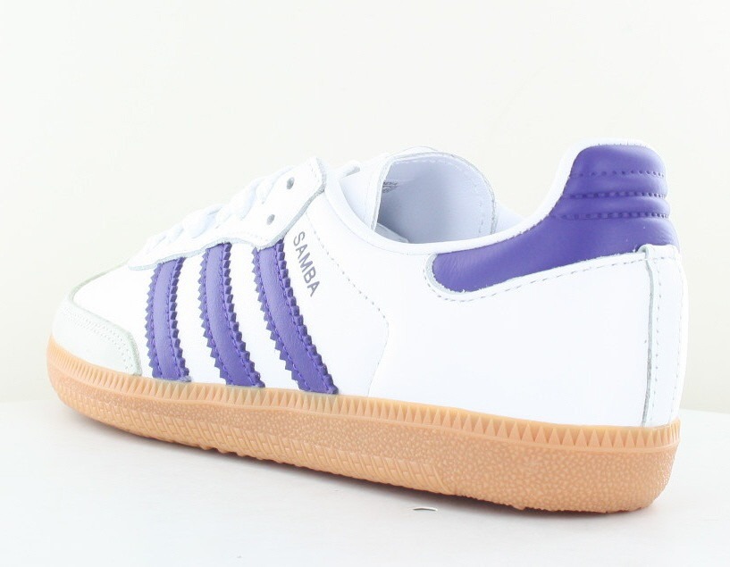 Adidas Samba og blanc beige violet