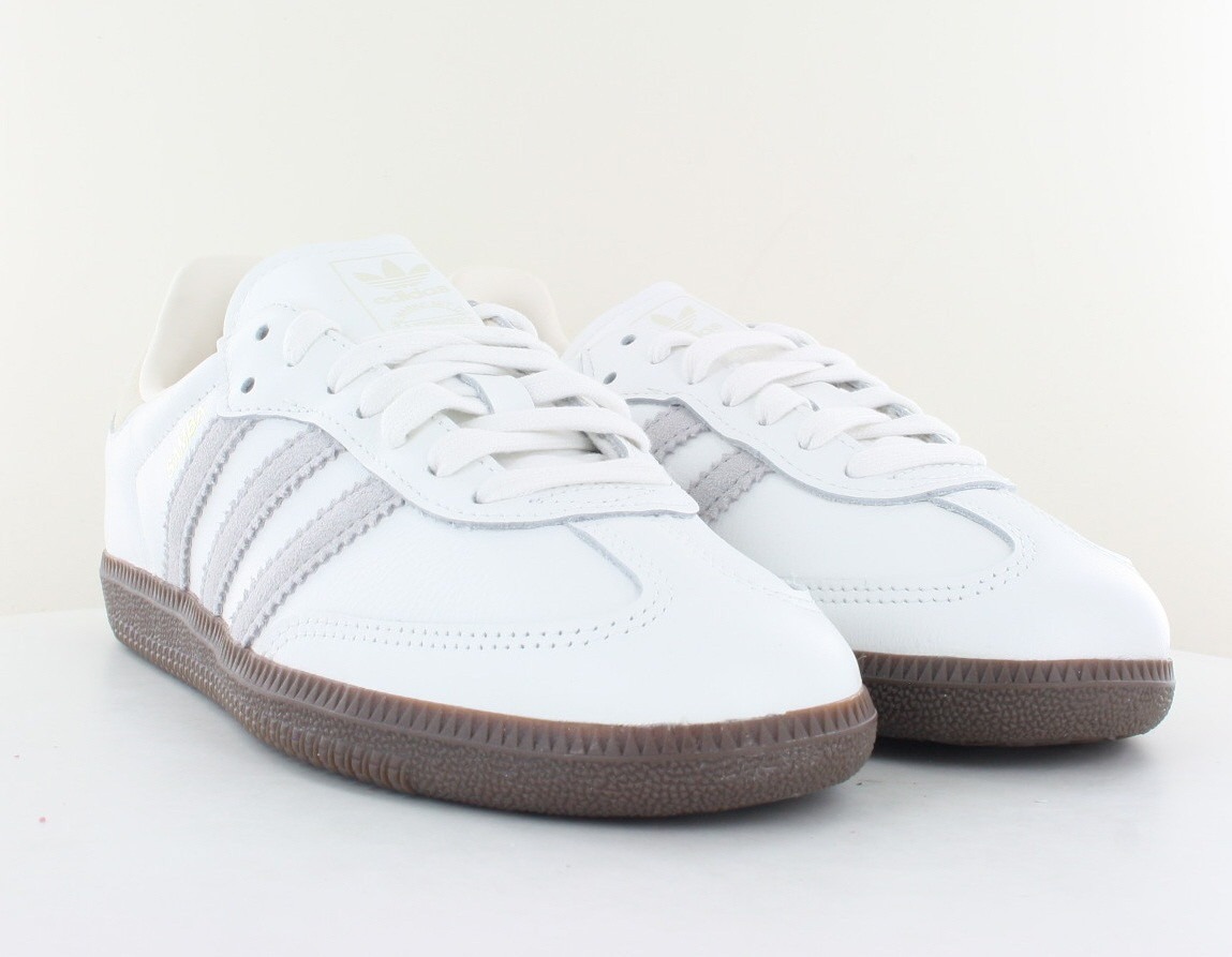 Adidas Samba og blanc casse gris beige