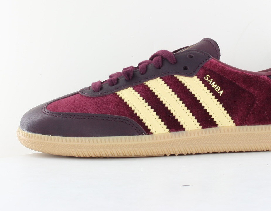 Adidas Samba og bordeaux satin beige