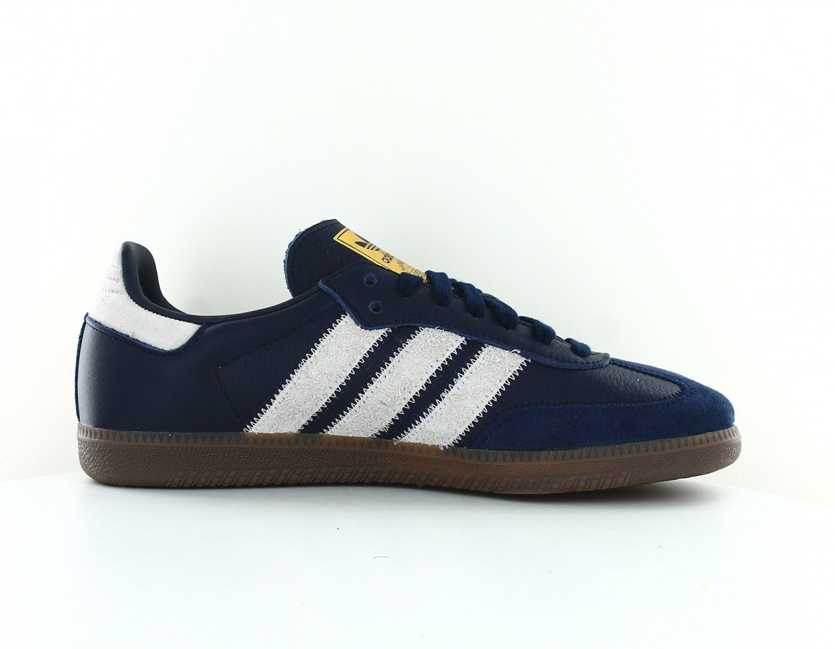 Adidas Samba og ft bleu marine beige gomme