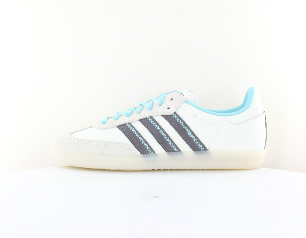 Adidas Samba og ivoire charbon bleu ciel