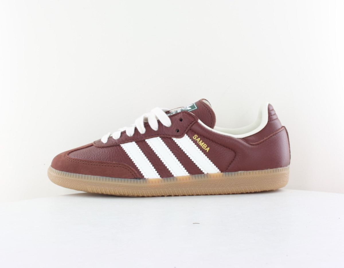 Adidas Samba og marron beige vert