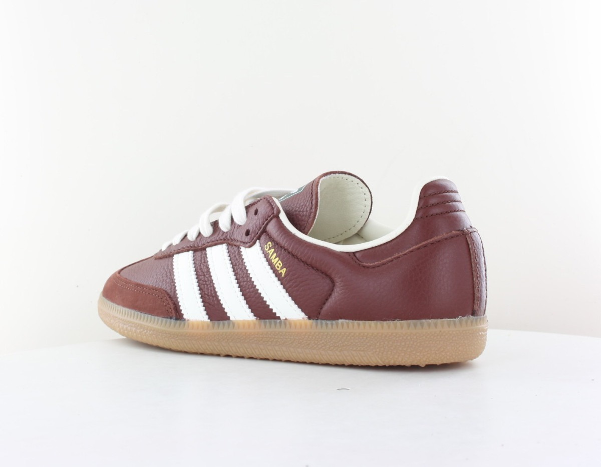 Adidas Samba og marron beige vert