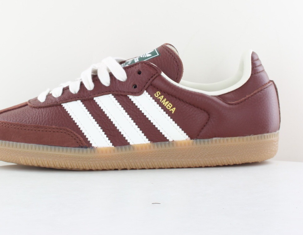 Adidas Samba og marron beige vert