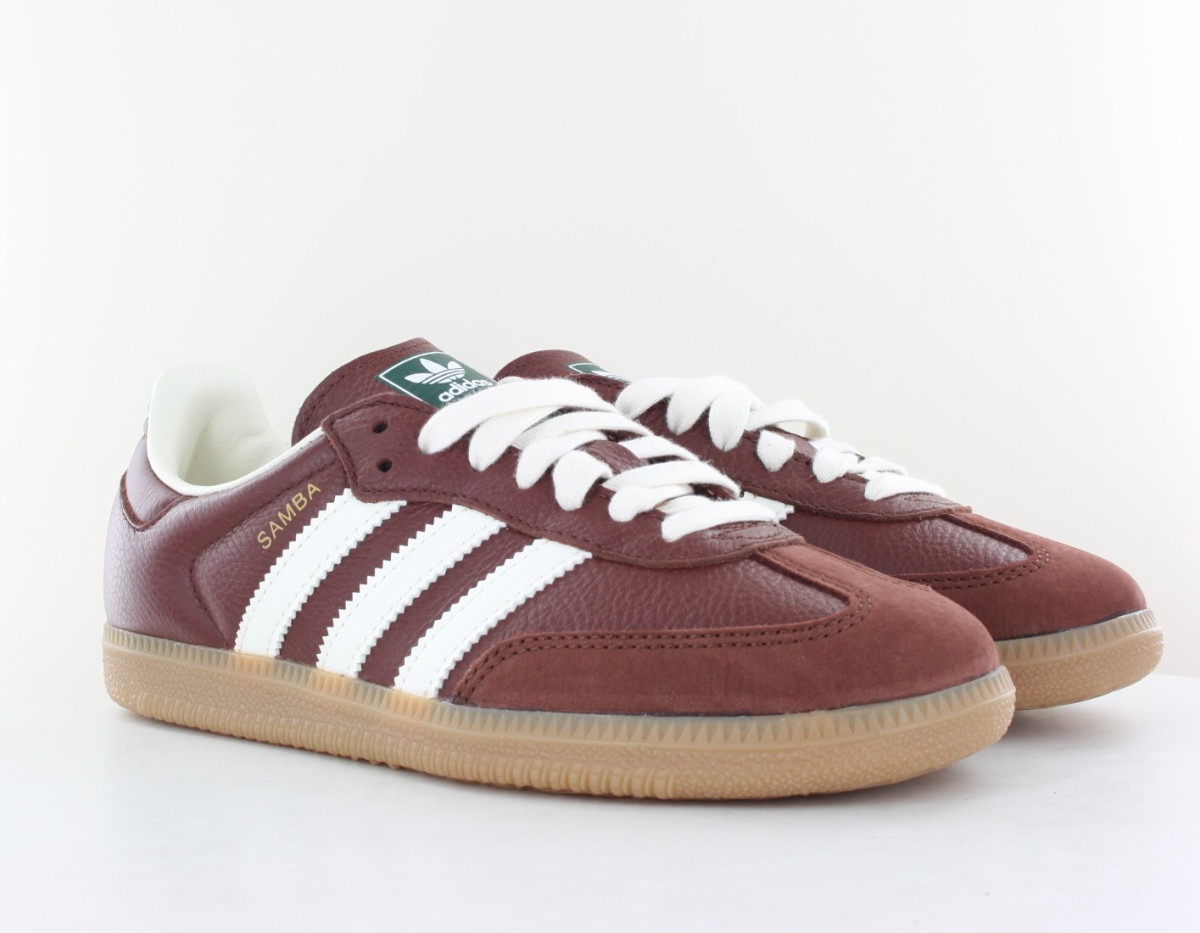 Adidas Samba og marron beige vert