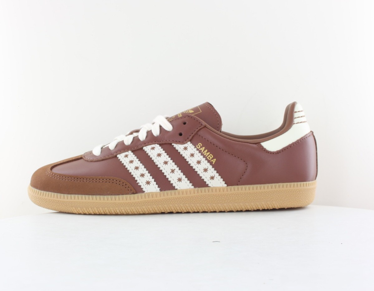 Adidas Samba og marron beige etoile