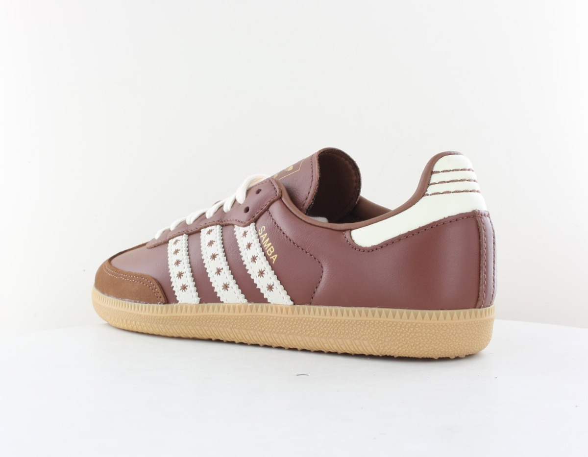Adidas Samba og marron beige etoile
