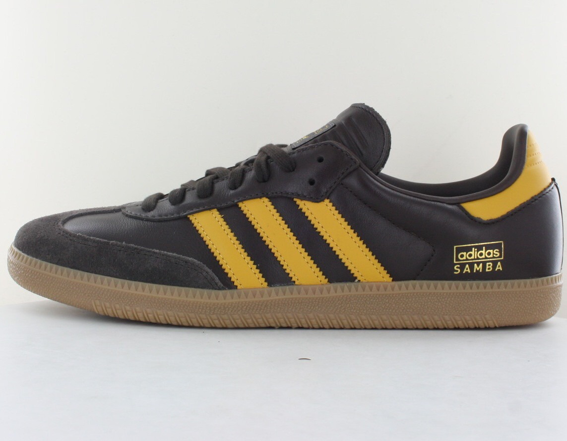 Adidas Samba og marron jaune moutarde