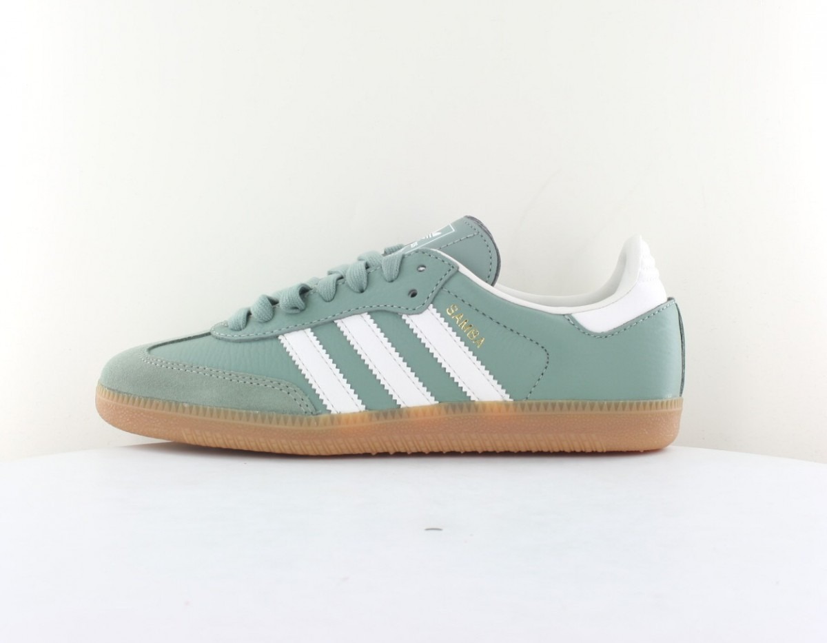 Adidas Samba og vert blanc gomme