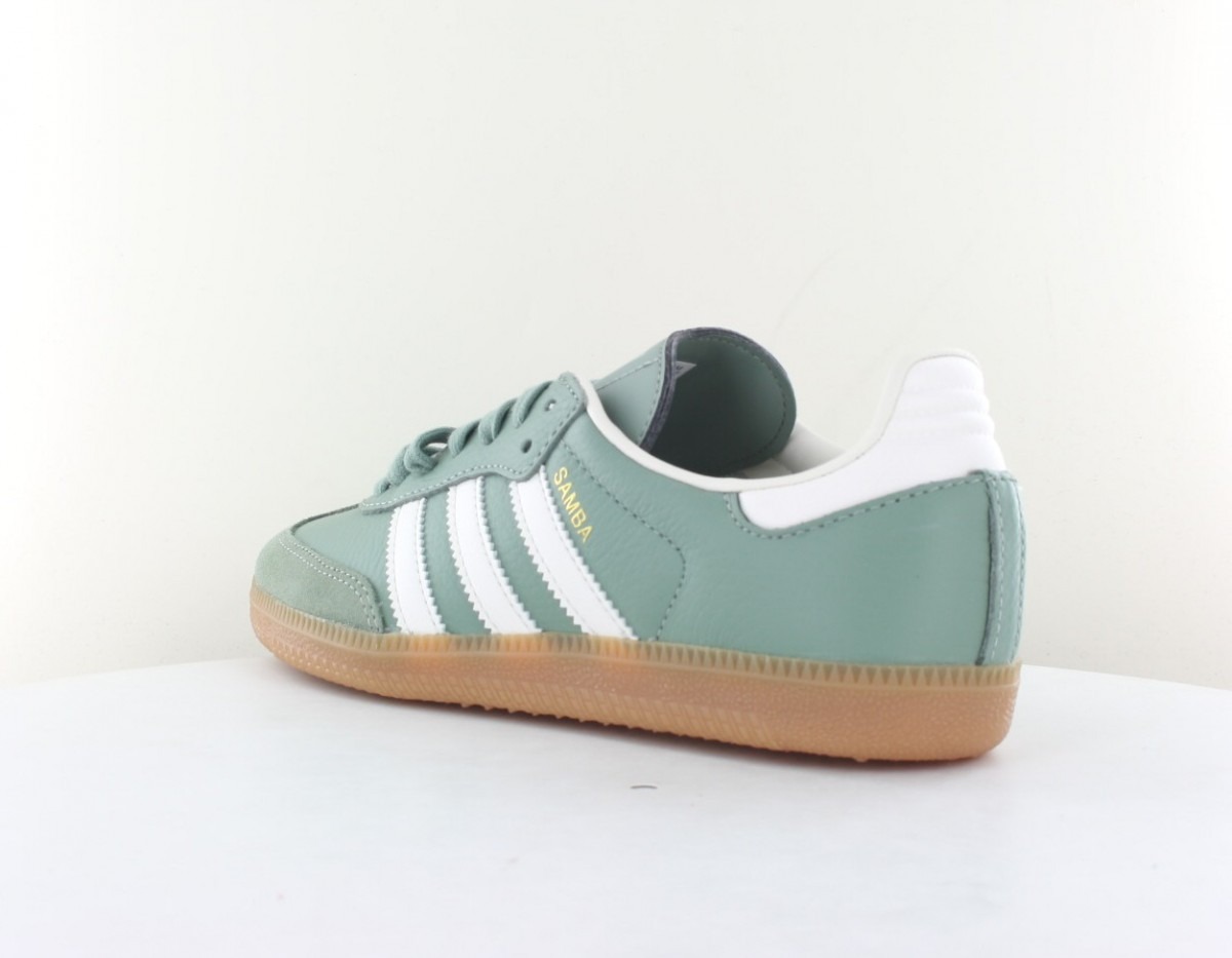 Adidas Samba og vert blanc gomme