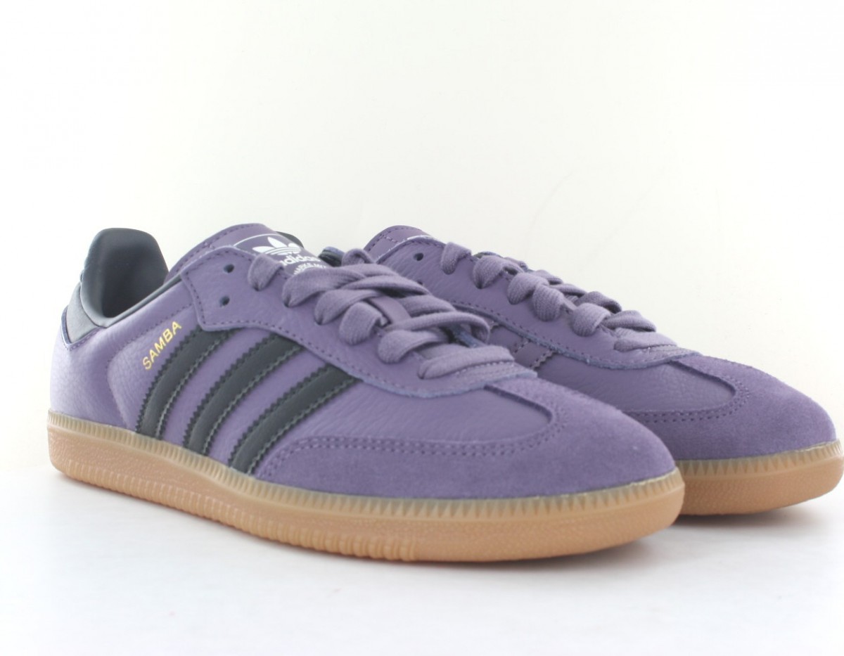 Adidas Samba og violet noir gomme