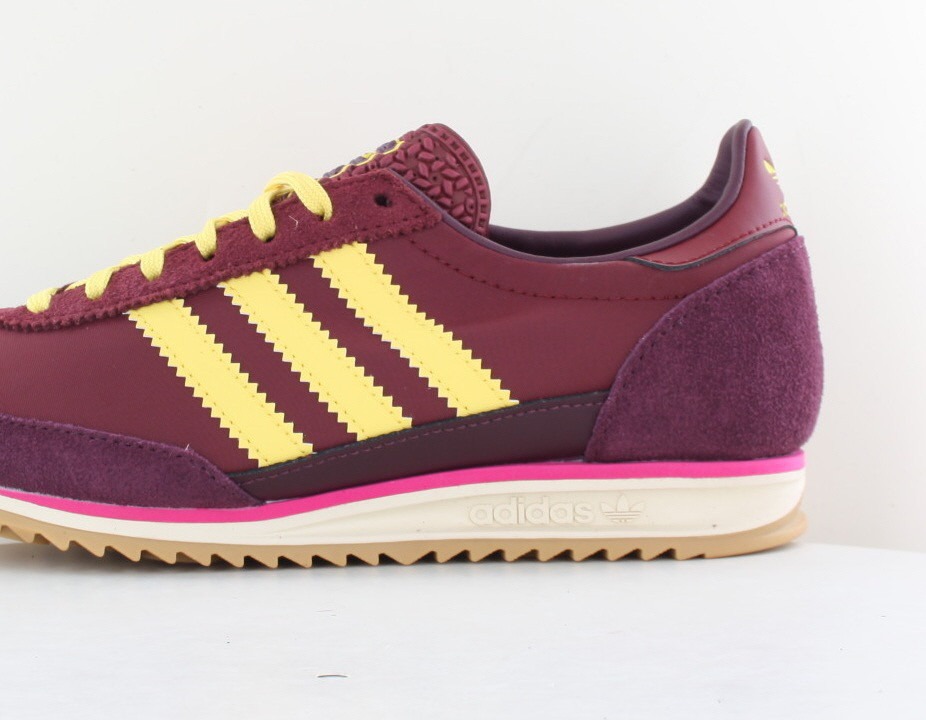 Adidas SL 72 og marron bordeaux jaune fushia