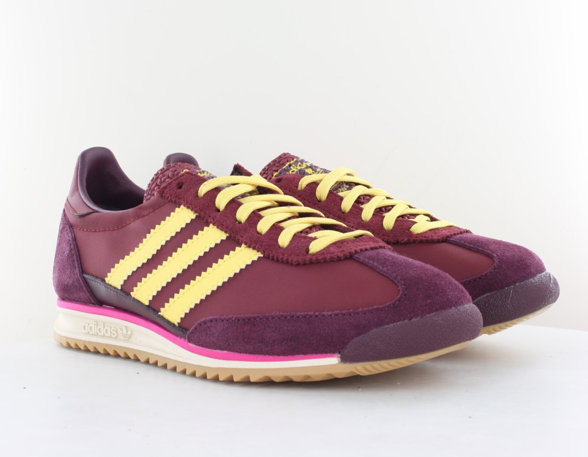 Adidas SL 72 og marron bordeaux jaune fushia