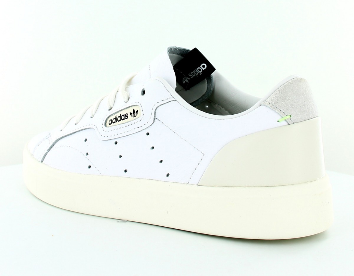 Adidas Sleek blanc noir beige