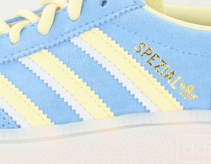 Adidas Spezial bleu ciel jaune blanc