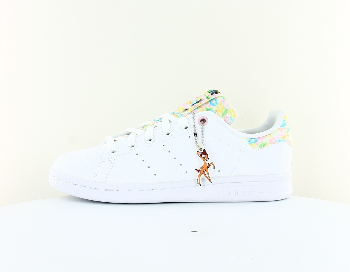 Adidas Stan smith bambi disney blanc multicolor