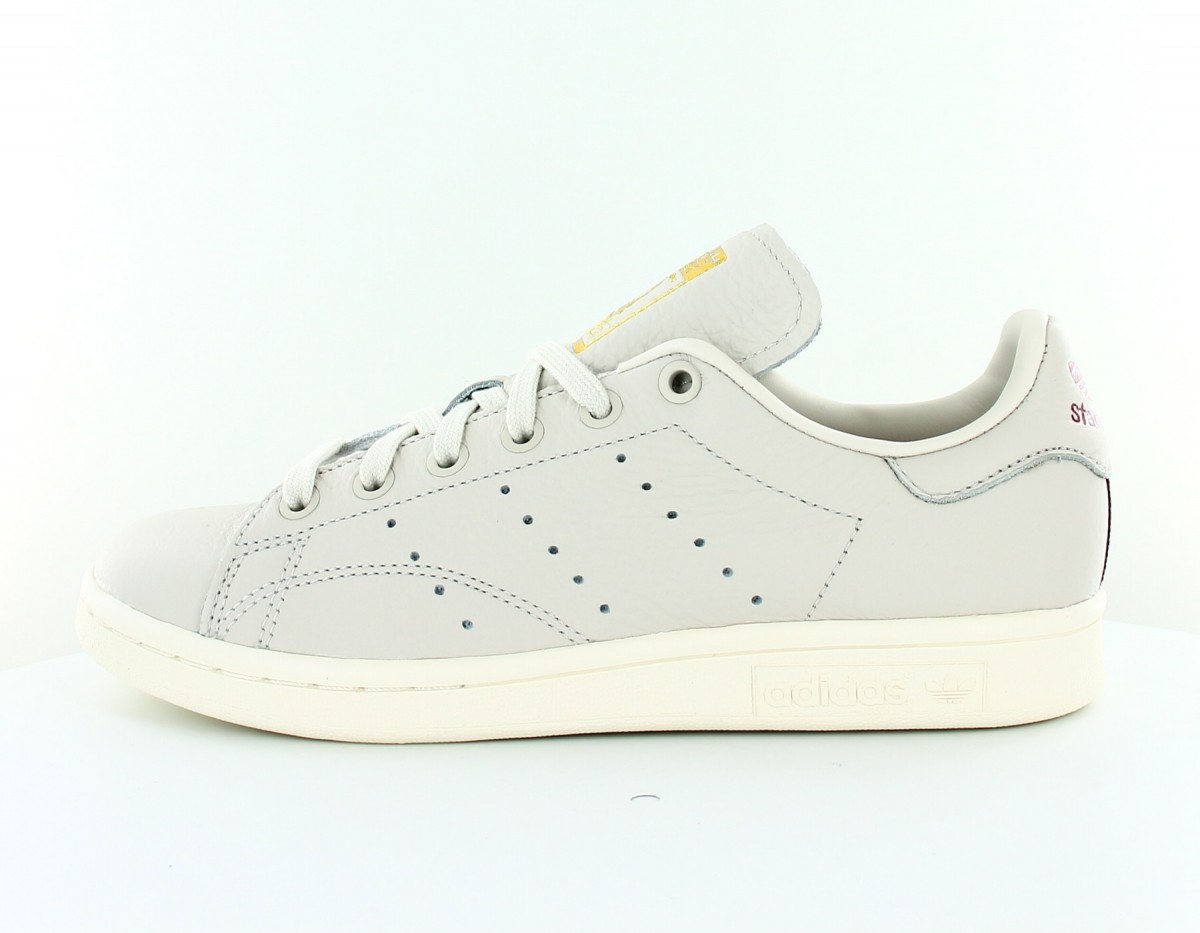 Adidas stan smith beige-or-bordeaux