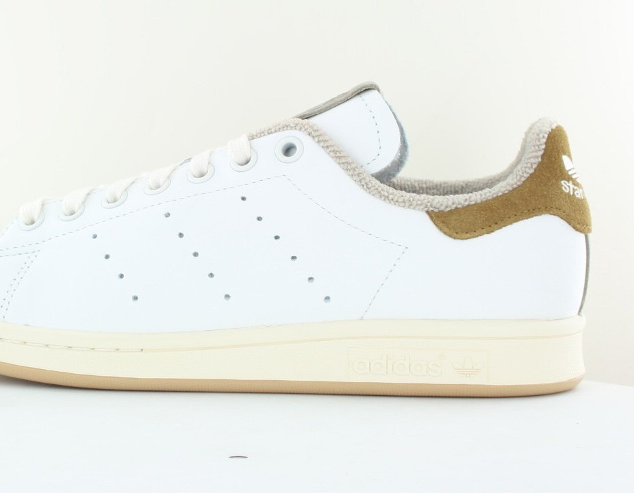 Adidas Stan smith blanc beige gomme