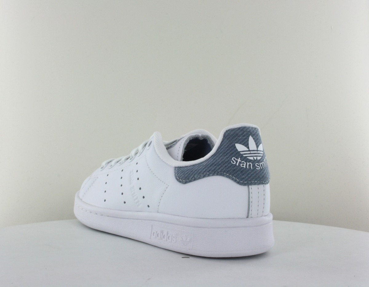 Adidas Stan smith blanc bleu chambrey