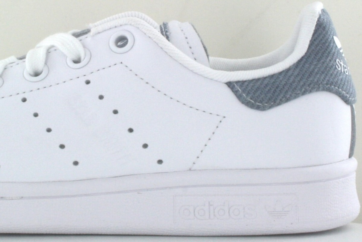 Adidas Stan smith blanc bleu chambrey