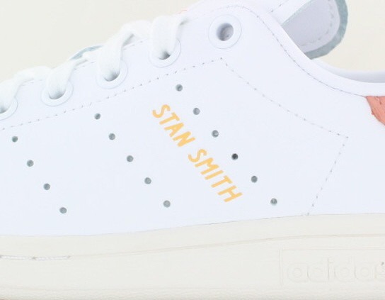 Adidas Stan smith blanc rose jaune