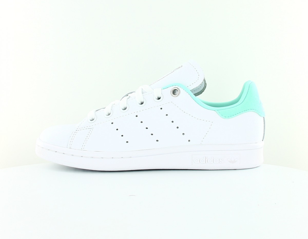 Adidas stan smith blanc turquoise argent