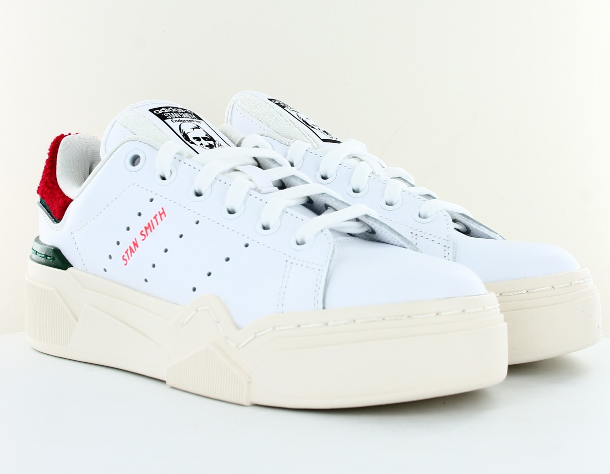 Adidas Stan smith bonega 2 blanc rouge vert