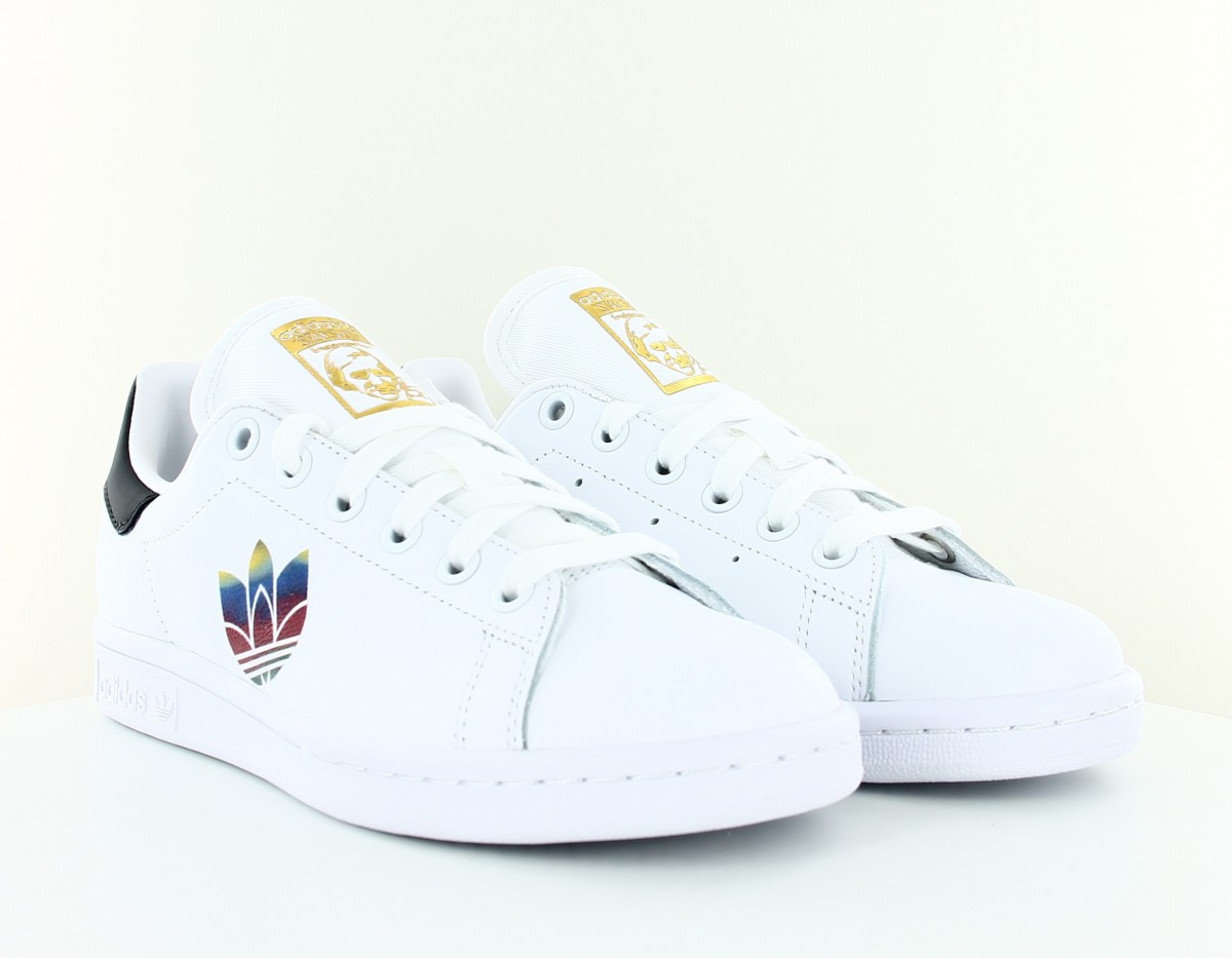 Adidas Stan smith cloud blanc multicolor noir or