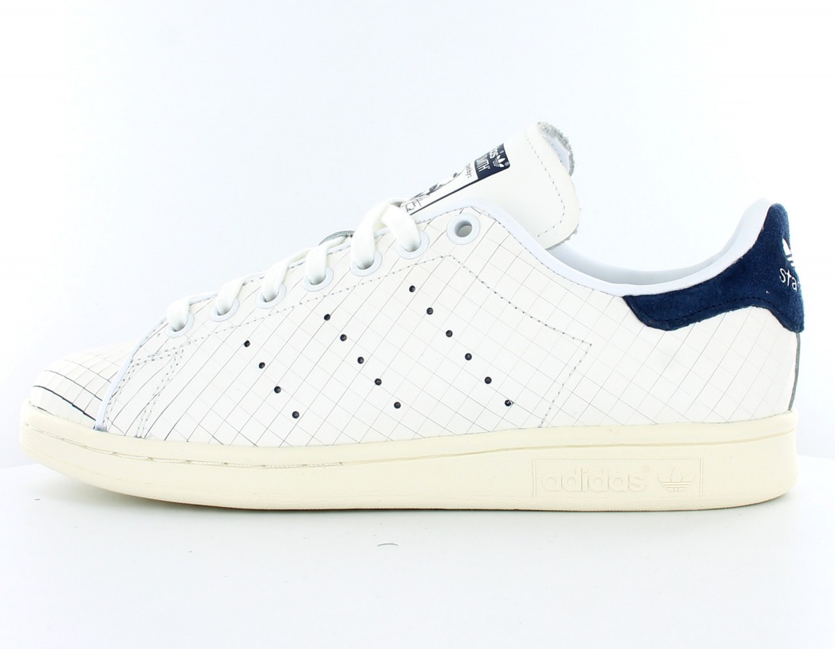 Adidas Stan Smith femme craquelé BLANC/BLEU