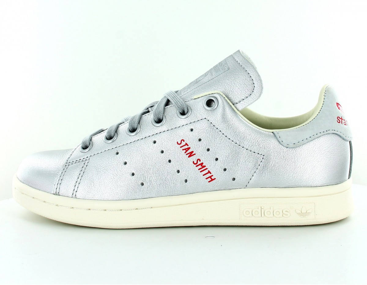 Adidas Stan Smith femme argent-metallique-silver