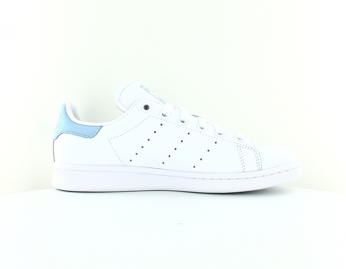 Adidas stan smith blanc bleu ciel