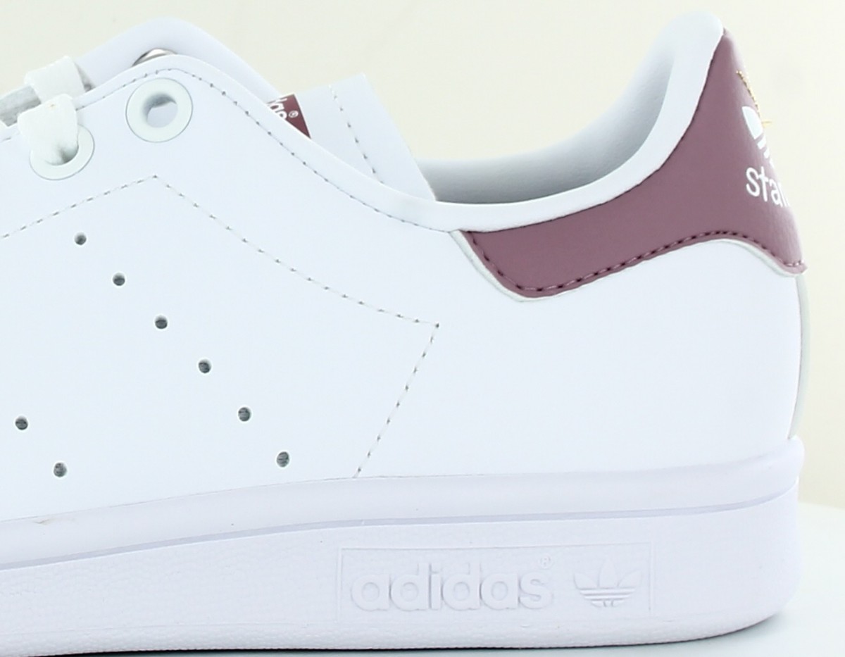 Adidas Stan smith femme blanc rose or