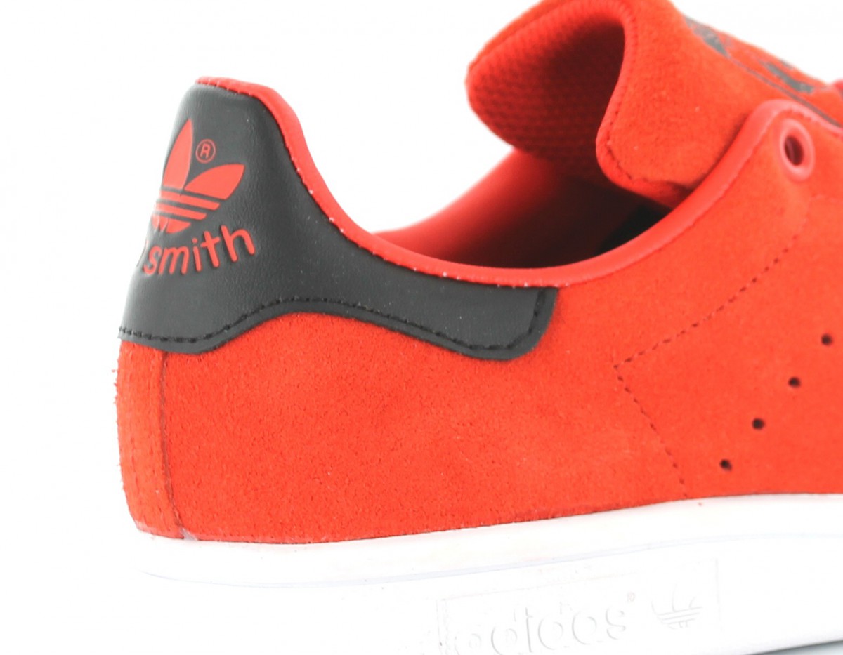 Adidas Stan Smith Suède ROUGE/NOIR