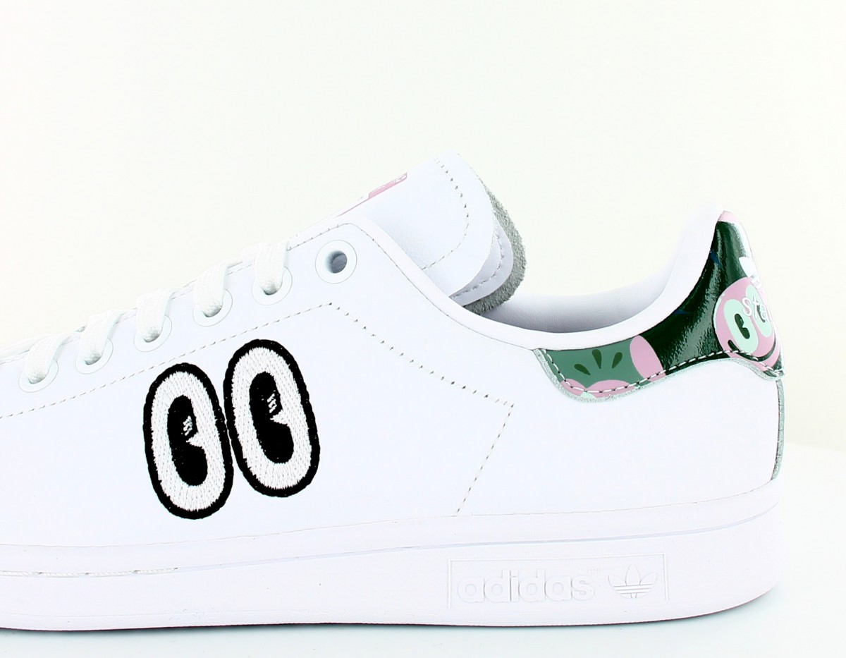 Adidas Stan smith gallery hattie stewart blanc-noir-vert