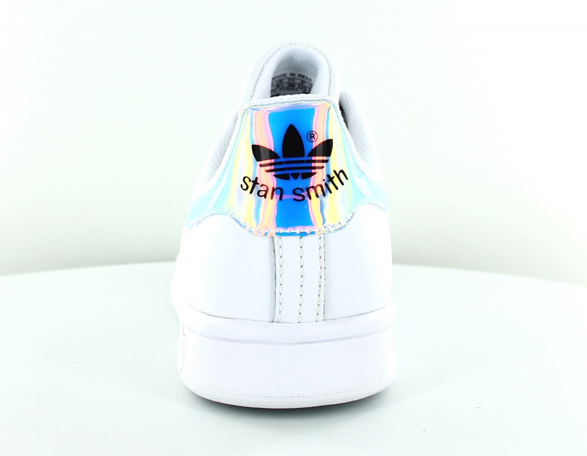 Adidas Stan Smith J hologram Blanc-iridescent