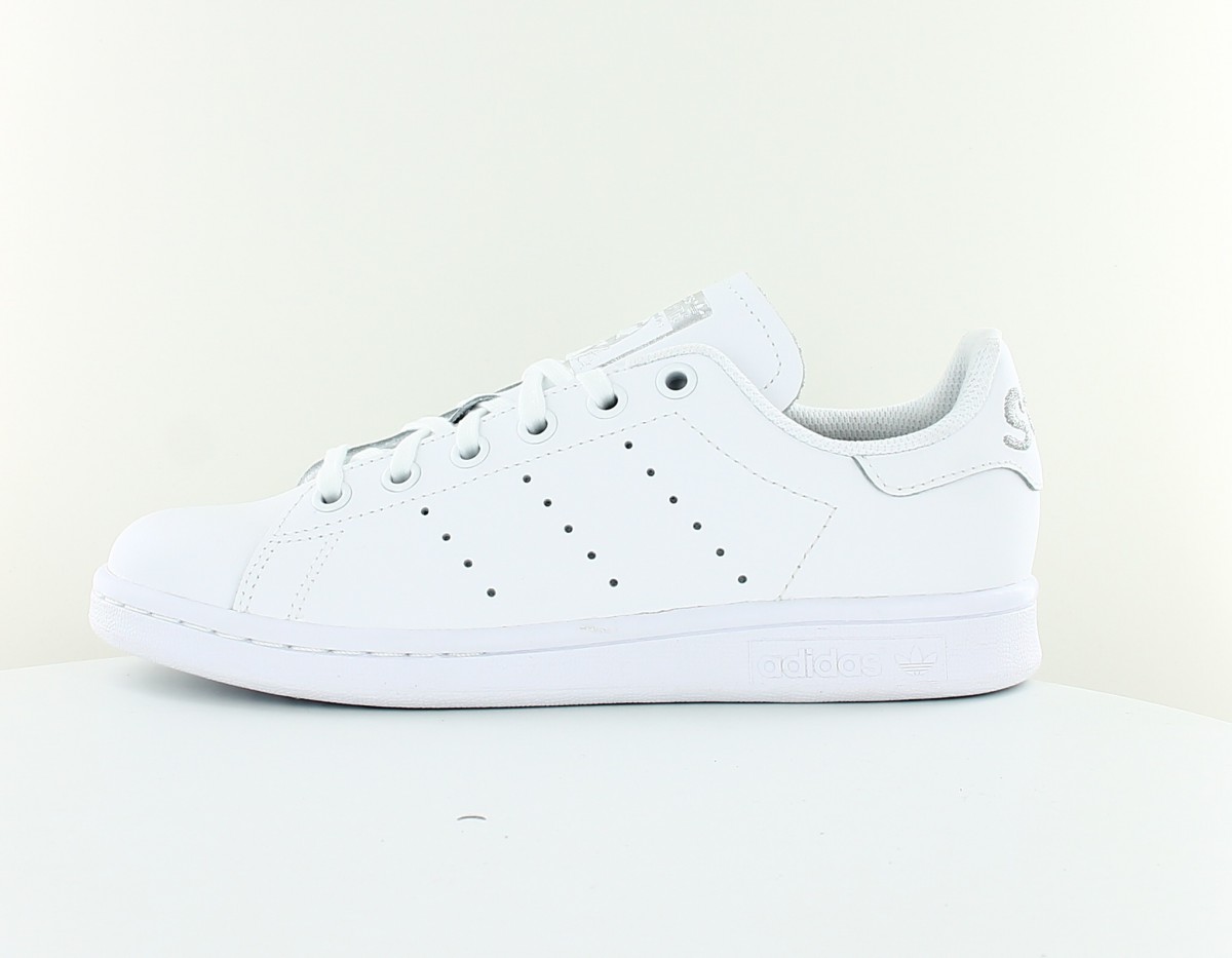 Adidas Stan Smith J blanc argent