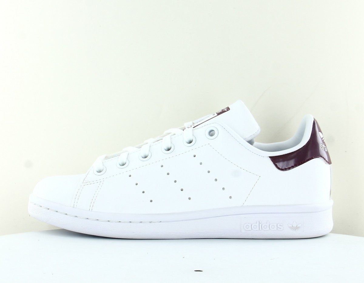 Adidas Stan smith J blanc rose grenadine