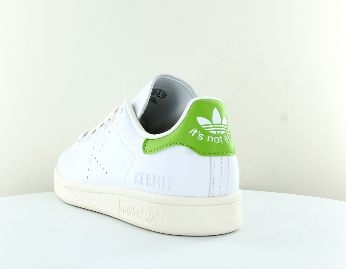 Adidas Stan Smith kermit miss peggy blanc vert orange