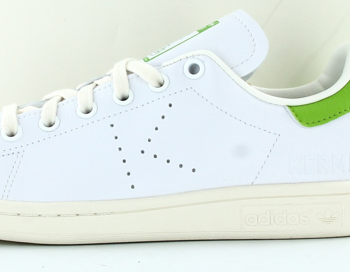 Adidas Stan Smith kermit miss peggy blanc vert orange